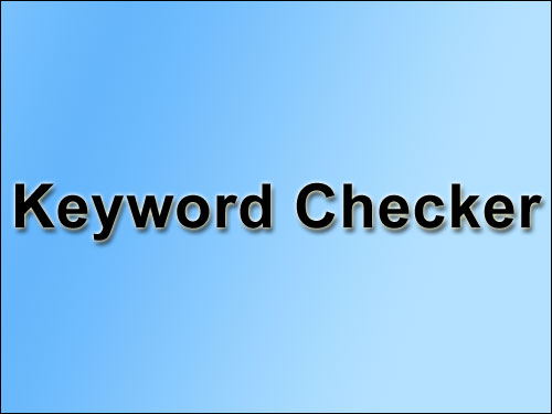 Keyword Checker