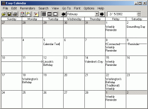 Easy Calendar