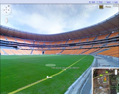 Google WM Stadion Rundgang