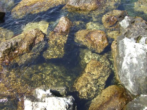 Steine im See